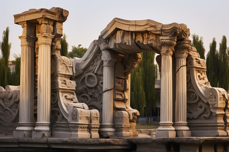 破壁残垣的百年沧桑圆明园遗,高清,摄影图,摄影图片,图片大全,摄影图免费下载